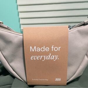 July Tan Everyday Crescent Bag